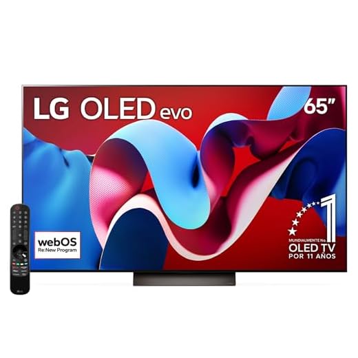 LG Pantalla OLED EVO 65 Pulgadas 4K Smart TV 2024 ThinQ AI OLED65C4PSA
