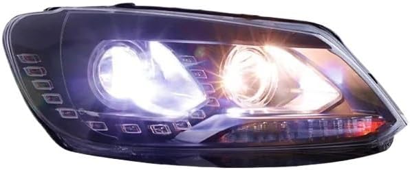 VW Touran 2011-2015 フォグ DRL ブレーキ ターンシグナルランプ プラグアンドプレイ対応 【ヘッドライトカバービュイックエンクレーブ】 車用