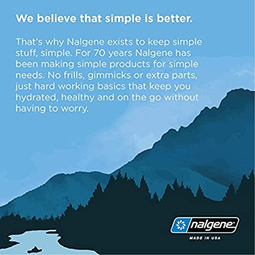 Image of Nalgene 32 oz Wide Mouth Water Bottle | BPA-Free, Durable & Leak Proof, Lightweight Bottle for Hiking & Gym, Work & Travel