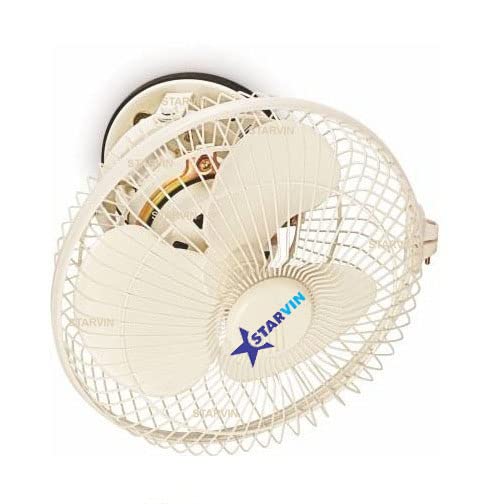Image of Starvin 12 Inch Wall Mounted Fan for Home & Kitchen | High Speed Cooling Wall Fan with Strong Airflow | Adjustable Angle, Low Noise Wall Fan for Office, Shop & Commercial Use (White)