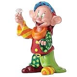 Disney Britto 4055687 Dopey 80th Anniversary Piece Figurine, Resin, Multi-Coloured, 15 x 23 x 29 cm
