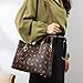 Women's crossbody bag Fashion Tote purse Shoulder Bag with adjustable wide shoulder strap (brown1)