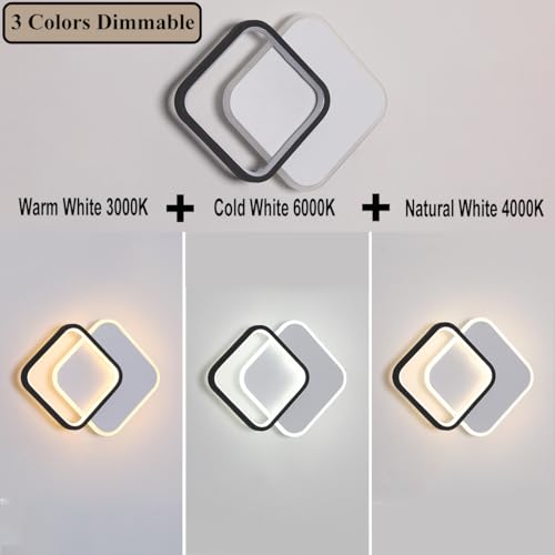 ZTWLEED Indoor LED Wall Lamp, 29W Color Temperature Adjustable 3000K/6000K/4000K - Image 2