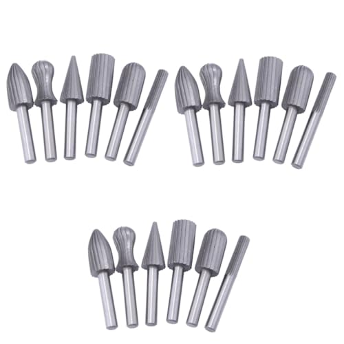 DOITOOL 18 Pcs Rotary File Milling Cutter to Rotate Root Carving