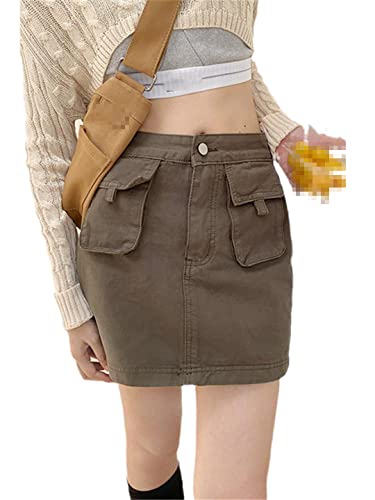 Mini jupe taille haute grise pour sublimer votre silhouette 44