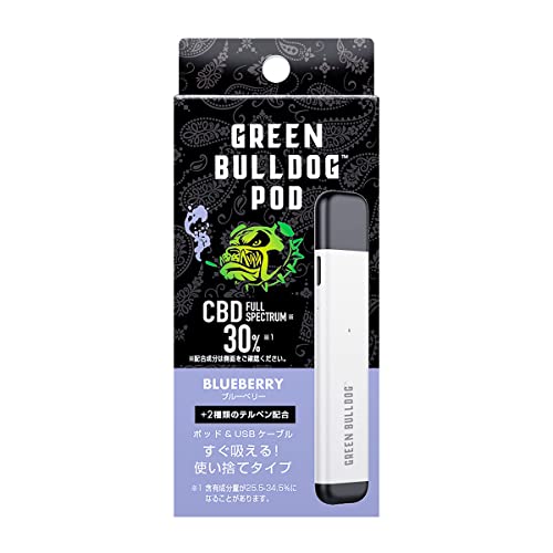 グリーンブルドッグ ポッド CBDフルスペクトラム 30% 使い捨て 使い切り 電子タバコ VAPE 持ち運び