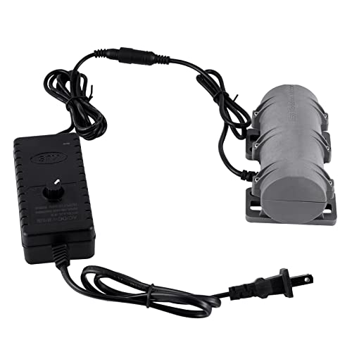 JIAWANSHUN DC24V Vibration Motor, 3800RPM Sieve Vibratior, Rotary Speed Vibrating Motor for Massage Bed Vibration Chair Medical Instruments, with Adjustable Speed Adapter (Speed Adjustable)