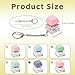 Keyboard Fidget Toy - 18PCS Fidget Keyboard Keychain Keyboard Clicker Fidget Toy Stress Relief Keyboard Fidget Clicker