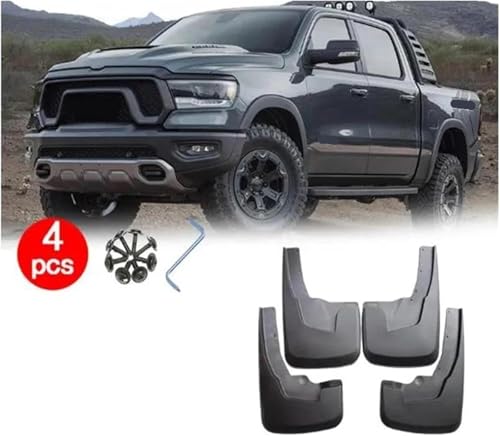 Guardabarros para camioneta Dodge Ram que evitan impactos de piedras y manchas de barro 3