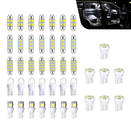 Kit de luces LED interiores para auto 42 piezas miniatura 1