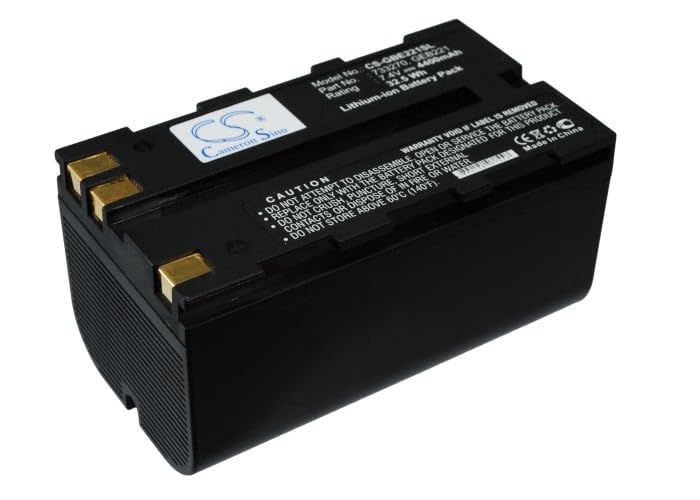Batteria di ricambio da 4400 mAh per Leica Piper 100, Piper 200, Piper 200 Lasers, RX1200, RX900, SR20, System 1200, Part n.: GBE221, GEB211, GEB212, GEB222, GEB90