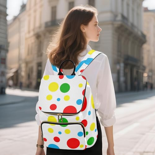 Sac à dos femme antivol à pois pour protéger vos affaires en voyage