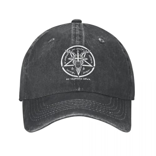 Casquette Baphomet soleil tête de chèvre réglable contre la chaleur