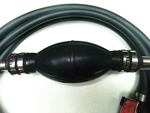 Tuyau De Carburant 8mm (5/16") Avec Pompe D'amorçage - 1,9 M - Compatible Yamaha 61J-24306-04-00 Etc.