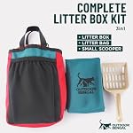 OutdoorBengal Go Litter™ Portable Travel Litter Box Set for Cats (3in1, S) - Image 3