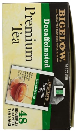 image for Bigelow Tea Bigelow 48 Count Premium Decaffeinated Blend Black Tea, Co