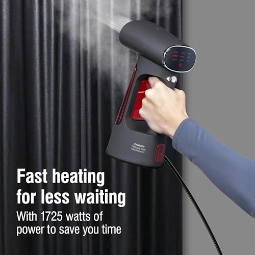 CHI Deluxe Digital 3-in-1 Handheld Garment Steamer & Steam Iron for Clothes - image 5