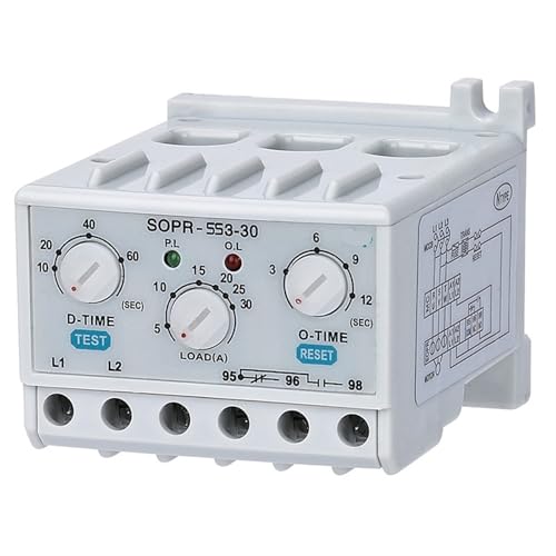 Relais de surcharge électronique SOPR-SS3-110 protecteur moteur 110VAC 1-6A