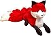 ljtao Renard farci, étreignant, Peluche, Peluche, Neuf Renard à Queue, Peluche, Peluche, Jouet Renard, Coussin, Cadeaux Anniversaire Animation Animation Cadeaux Fox Plushies (Color : Pink)