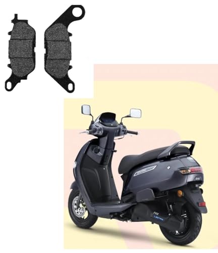 Image of Brake Disc Pad Compatible for (BLACK, IQUBE FRONT)