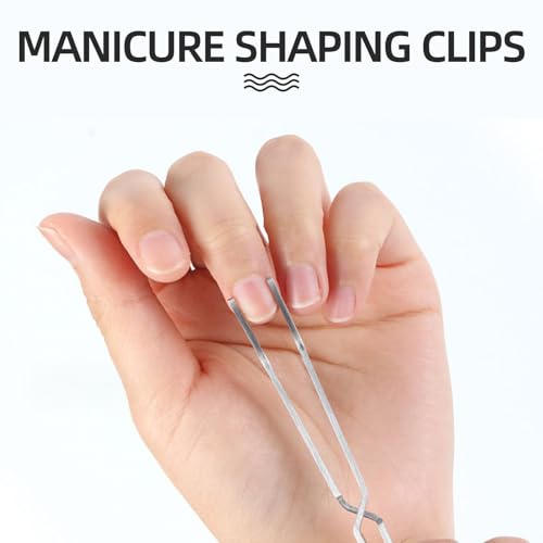 Pinzas para uñas Healeved 2 piezas para manicure miniatura 4