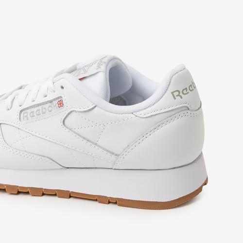 Reebok Homme Classic Leather Baskets, FTWR White/Pure Grey 3 Rubber Gum-03, 41 EU