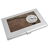 Azeeda 'Horloge Murale' Porte Carte de Visite/Carte de crédit (CH00004637)