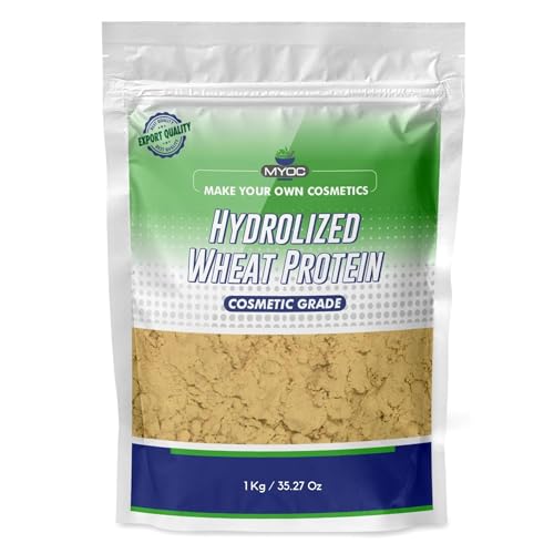 MYOC Hydrolyzed Wheat Protein | Cosmetic Grade | Ideal for DIY Hair & Skincare Formulations - 1 Kg / 35.27 Oz