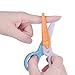 KUUQA Plastic Safety Scissors Set for Kids Toddlers Preschool Classroom Training Construction Paper Crafts (6 Patterns)