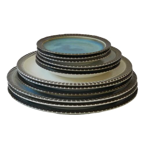 テーブルウェアイースト(Tableware East) [美濃焼]MALREマルレ プレート4サイズ3色12点セット[EAST table]