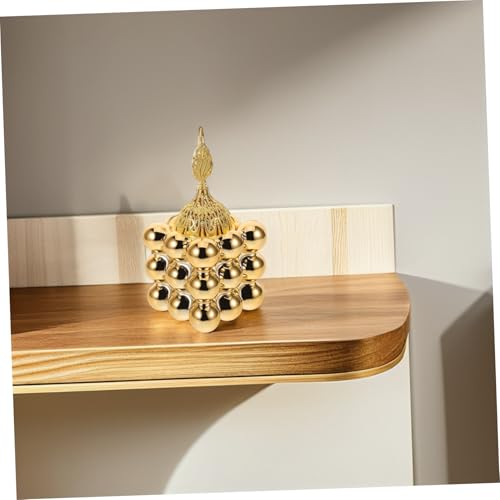 Brûleur d'encens céramique dorée diffuseur Moyen Orient - 8
