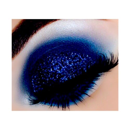 Image of BOBI Holographic Loose Radiant Glitter Eyeshadow, 10g Blue | Highly Pigmented, Long-Lasting, Shimmer Finish | Easily Blendable Hydrating Eye Makeup Eye Shadow | All Skin Types
