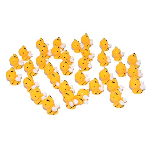 AMOBESTER Sime Charms 35PSC Little Bees Slime Beads for Slime Decor Bee Decorations