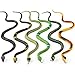 6pcs giocattoli di serpente di gomma per bambini decorazione del giardino giocattoli ingannevoli strumenti educativi salva oggetti di scena di Halloween da giardino