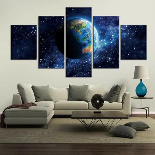 Impression Sur Toile Nuages Brûlants pour Ambiance Cosy de Chambre