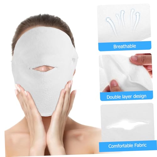 MAGICLULU 4 Pcs Compressa quente facial máscara facial travel panos prato toalhas faciais toalha ros