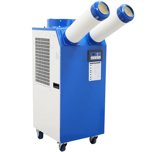 HQHAOTWU Industrial Air Cooler 580m³/h with Two Outlets 110V