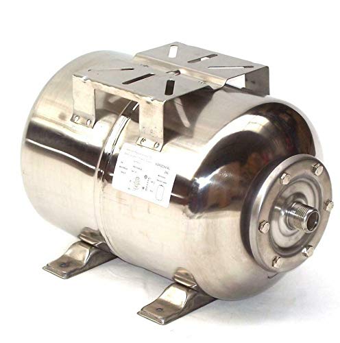 GAsupply Vaso Di Espansione Acciaio Inox 24 Litri - Per Impianti Idraulici Domestici Con Membrana EPDM - Foto 3