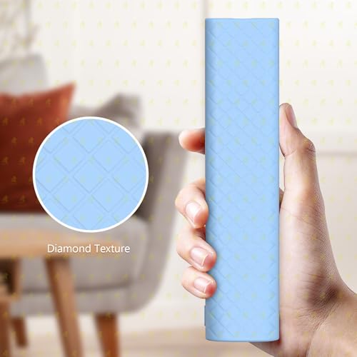 Image of RAYA Silicone Cover Compatible with 2026 Hisense TV Remote E7Q / E75Q / U7Q / A4Q / A6Q / A7Q / Q6Q Model TV Remote Protection Case (Blue)