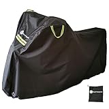 CAPTRONIC Funda para bicicleta-Tejido Oxford 210D- Cubierta Impermeable con resistencia a los rayos UV al viento y al agua-Almacenamiento perfecto para bicicletas de montaña y de carretera