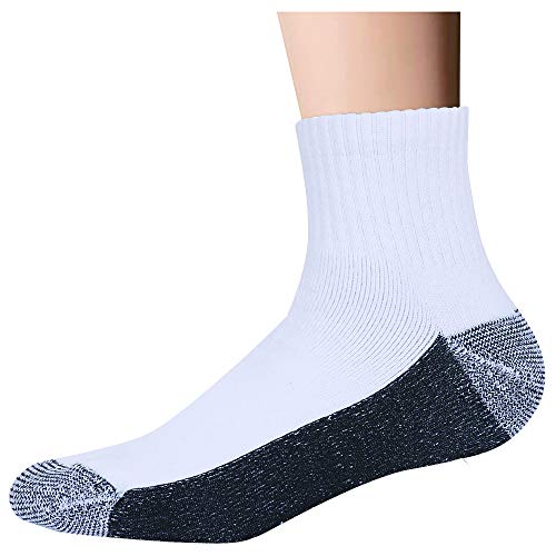 Image of EnerWear 10P Pack Unisex Cotton Moisture Wicking Cushion Ankle Socks
