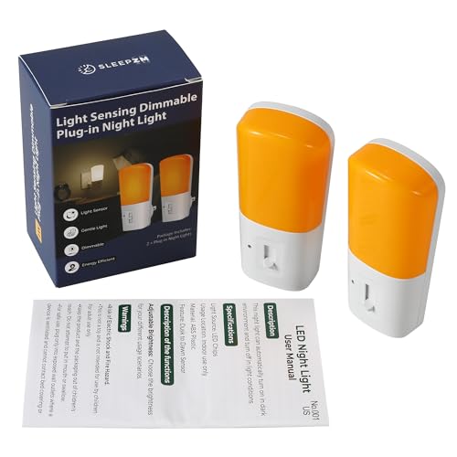 Sleep ZM Amber Night Light Plug-in 2 Pack miniatura 5