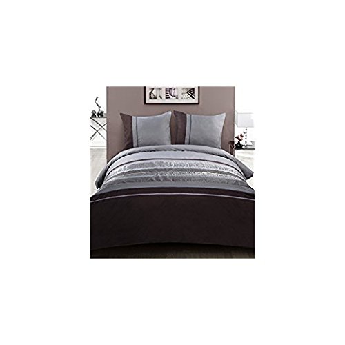 Buy Pure King Size 100 Percent Microfiber Embroidered Horizontal