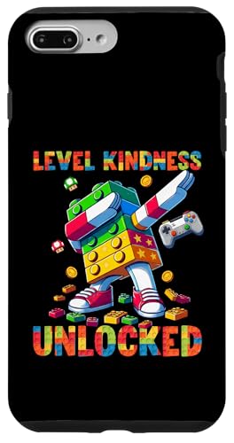Level Kindness Unlocked Master Builder Gamer Boys Teacher �X�}�z�P�[�X iPhone 7 Plus/8 Plus �p
