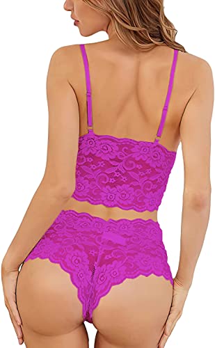 Image of Women's Special Babydoll Poly-Cotton Bikini Set| Non-Padded Bra & Panty |Nightwear /Hot Couples Honeymoon /First Night /Anniversary