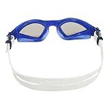 Aqua Sphere KAYENNE Goggle, blue titanium mirror lens, Dark Blue + White - Image 3