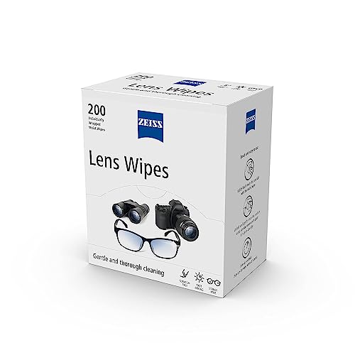 Image of Zeiss Pre-Moistened Lens Cleaning Wipes, 400 Count (Pack of 2)