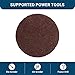 Benchmark Abrasives 2 Inch Sanding Discs Quick Change Aluminum Oxide Male R-Type Backing with Mandrel Disc Holder for Deburring Polishing Rust Remover for Metal Paint Stripper (25 Pack) - 80 Grit
