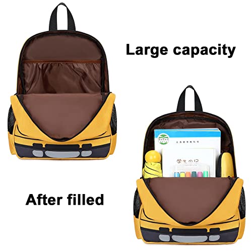 Toddler Backpack Boy Girls Preschool School Bus Bookbag Kindergarten 3D Daycare Bags Lunch Box #TOP2