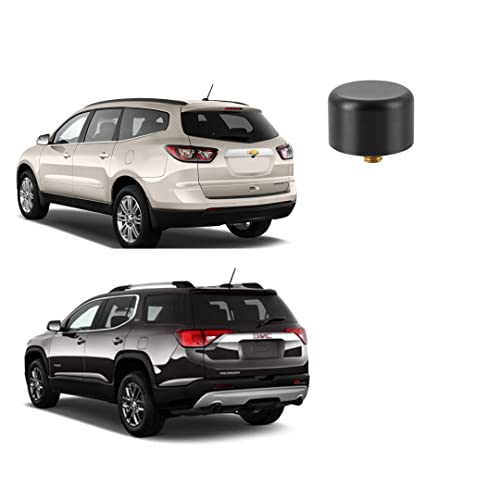 Custom Antenna Delete Cap for Chevy GMC Cadillac Ford Lincoln Buick Mercury Select Models, Stylish Antenna Cover for GM Car SUV Accessories, Car Wash Safe Proof, Black